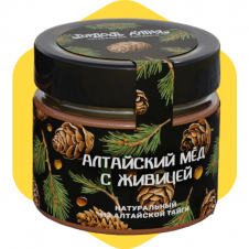 Алтайский мёд с живицей